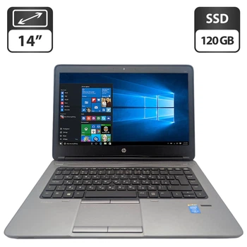 Ноутбук HP ProBook 640 G1 / 14" (1600x900) TN / Intel Core i5-4300M (2 (4) ядра по 2.6 - 3.3 GHz) / 8 GB DDR3 / 120 GB SSD / Intel HD Graphics 4600 / WebCam / DVD-ROM б/у