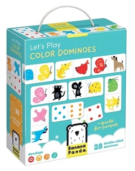 Gra planszowa Banana Panda Let's Play Color Dominoes wersja angielska 3695054 (5902983491668)