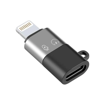 Перехідник USB-C F to Lightning M charger-audio XoKo (AC-029