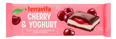 Шоколад Terravita Cherry & Yoghurt, 235 г