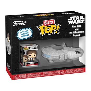 Фигурка Funko Bitty Pop Ride — Хан Соло и Тысячелетний сокол (Han Solo & Millennium Falcon)
