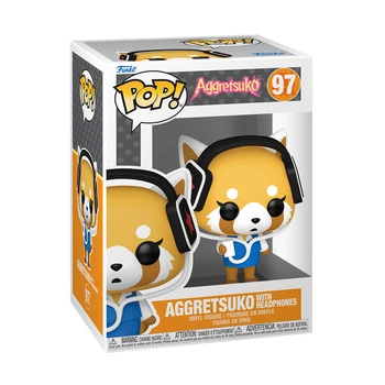Игровая фигурка Коллекционная Funko POP Sanrio-Aggretsuko с наушниками Аниме