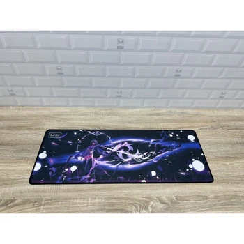 Большой коврик для мышки Work Place Shop Anime Genshin Impact Райдэн 1000 x 500 мм