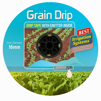 Крапельна стрічка Grain Drip 9 mill 20 см 500 м 1,38 л/г емітерна