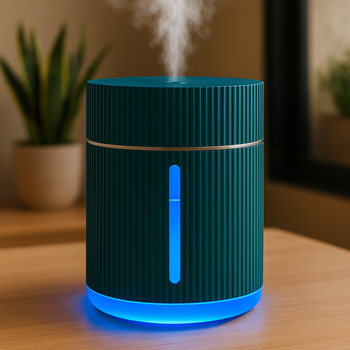 Зволожувач повітря з підсвіткою аромадифузор портативний зволожувач повітря в машину ароматичний дифузор Humidifier 1200ml Green Hofmy AH-3