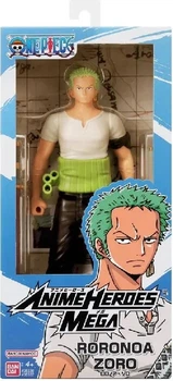 Figurka Bandai Anime Heroes Mega World Collectable One Piece Roronoa Zoro 30 cm 38332 (3296580383320)