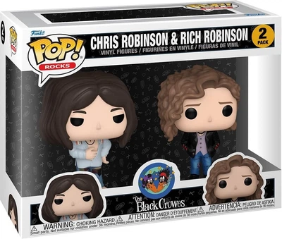 Набір фігурок Funko Pop Rocks The Black Crowes Chris Robinson and Rich Robinson 2 x 9.5 см 79815 (889698798150)