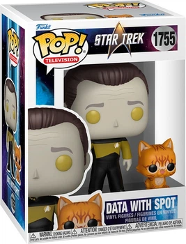 Zestaw figurek Funko Pop Television Star Trek Data with Spot 2 x 10.4 cm + 4.1 cm 86250 (889698862509)