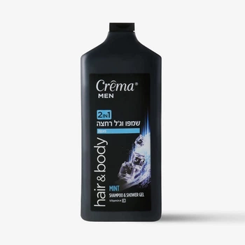 Шампунь-гель для душа CremaMen 2в1 700мл (7290012117428)