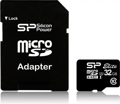 Карта пам'яті SILICON POWER Elite microSDHC 32 GB Class 10 + adapter