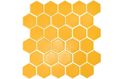 Мозаика H 6025 Hexagon Dark Yellow 295x295x9 Kotto Ceramica