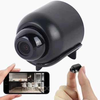 Міні Wi-Fi камера 1080P з нічною зйомкою та віддаленим доступом для внутрішнього відеоспостереження чорна X5 Mini
