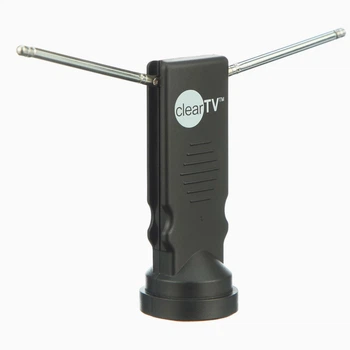 Цифровая антенна Clear TV Premium HD 1.18 м Черный Пассивная для телевизора DVB-T/T2 Комнатная 146-176 МГц