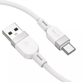 Кабель HOCO X109 USB to Type-C silicone 3A 1m білий