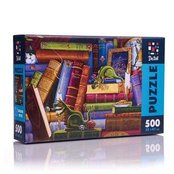 Пазлы De.tail. Книги о драконах. 500 деталей 32x47 см (DT500-12)