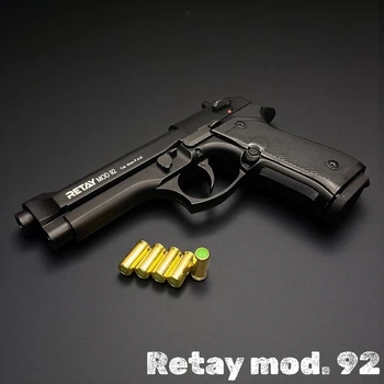 Стартовий пістолет Beretta 92, Retay mod. 92 Black, Сигнальний пістолет під холостий патрон 9мм, Шумовий