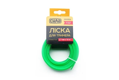 Леска для триммера 2,4мм гептагон (семиугольник) 15м СИЛА