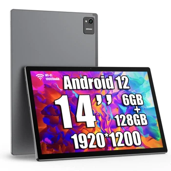 Планшет 14" MESWAO MES-B2 6GB/128GB 8 ядер Android 13 10000 mAh Серый Б/В