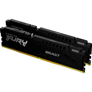 Модуль пам'яті DDR5 Kingston FURY Beast 2x8GB 5200MHz Black (KF552C40BBK2-16) [151705]
