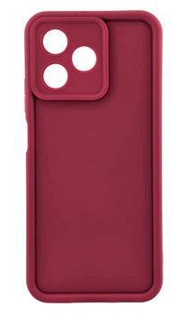 Чехол Shock Case для Realme Note 50 (RMX3834) бампер силиконовый бордовый