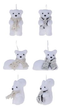 Zestaw ozdób choinkowych Small Foot Zwierzątka świąteczne 24 szt (8720573258562)