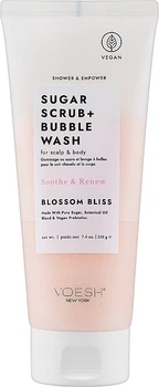 Скраб для тіла та шкіри голови Voesh Blossom Bliss очищувальний 210 г (818463021810)