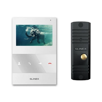 Комплект видеодомофона Slinex SQ-04M White + ML-16HD Black (83-00064)