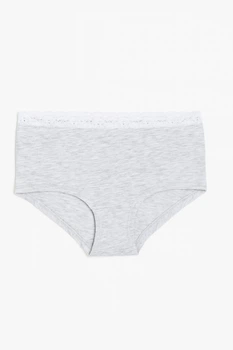 Трусики хипстеры для девочки H&M 1204141-001 134-140 см (8-10 years) Серый