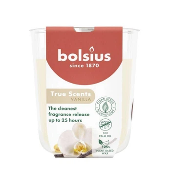 Свеча в стекле Bolsius 80/73 vanilla
