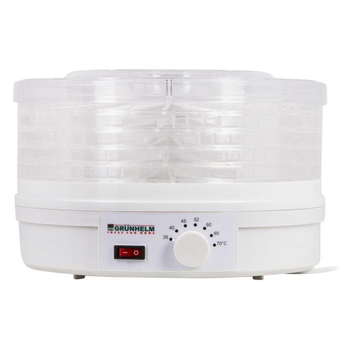 Сушилка для овощей и фруктов 800W 220-240V/50-60Hz 35-70°C 23х32х32 см ROYALS 5 уровне сушки с защитой от перегрева