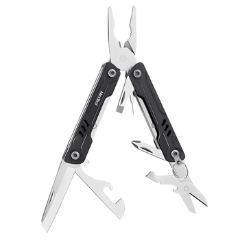 Мультитул NexTool Mini Sailor (NE20135A) міні-інструмент брелок з плоскогубцями на 10 функцій універсальний, Black