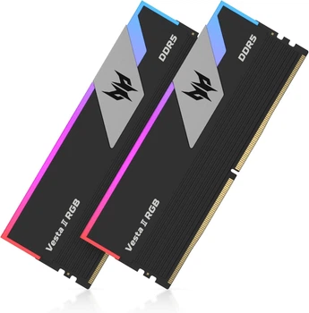 う*だ様 PredatorVestaⅡDDR5 32GB (2x16GB) 60 Оперативная память Acer Predator Vesta II RGB Black DDR5 UDIMM