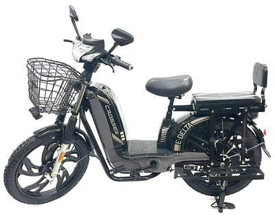 Електроскутер Crosser E-Delta (60V 15Ah 800Вт) - Чорний