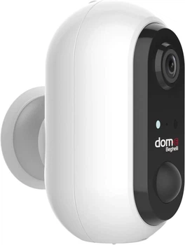Компактная Wi-Fi камера видеонаблюдения Beghelli Dom-e Mini, 1080p, датчик движения, ночное видение, двухстороннее аудио