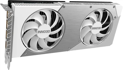 Відеокарта INNO3D PCI-Ex GeForce RTX 5060 TWIN X2 OC WHITE 8GB GDDR7 (128bit) (2527/28000) (HDMI, 3 x DisplayPort) (N50602-08D7X-195070W)