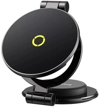 Автотримач для телефона Baseus MagPro Series II Magnetic Car Mount Stick-on Version Cosmic Black (C40172900121-00)