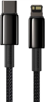 Kabel Baseus Tungsten Gold Fast Charging Data Cable Type-C to iP PD 20W 2 m Black (CATLWJ-A01)