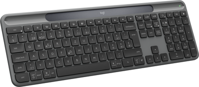 Клавіатура бездротова Logitech Slim Solar+ Bluetooth Graphite (920-013764)