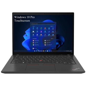 Ноутбук Lenovo ThinkPad T14 Gen 4 (AMD), 14 WUXGA 1920x1200 IPS 500nits Touchscreen, AMD Ryzen 5 PRO 7540U 6- core, 16GB DDR5, 512 GB SSD m2 PCIe, AMD Radeon 740M, Windows 10 Pro, корпус из углеродного волокна 1, 35 кг. черный