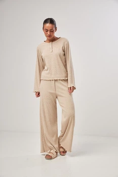 Комплект кофта+штани BARWA garments 0379/380 M бежевий (2113793802657)