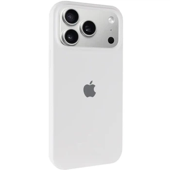 Чехол панель силиконовый Tech Protect Premium Soft-Touch Silicone Case Full Cover Protective для Apple iPhone 17 Pro Max (6.9") Белый / White