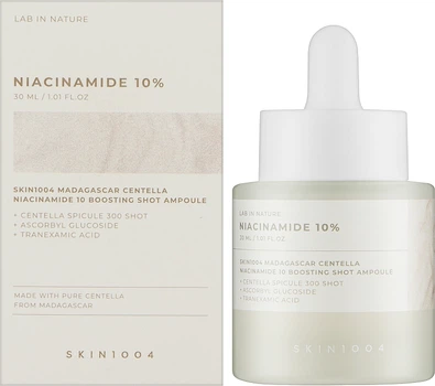Сироватка для обличчя з ніацинамідом 10% SKIN1004 Madagascar Centella Niacinamide 10 Boosting Shot Ampoule 9 мл