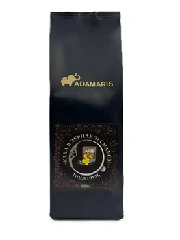 Кофе зерновой со вкусом Ром-ваниль собственного производства Adamaris 500 г