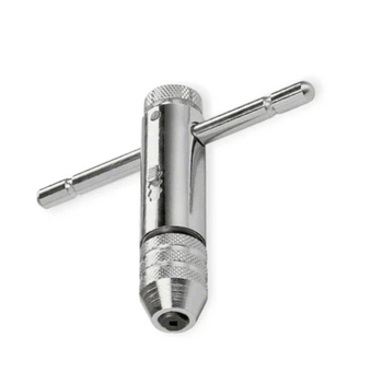 Держатель для метчиков Т-образный M3-M12 с трещеткой INTERTOOL