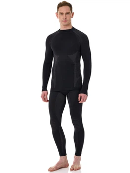 Комплект теплого мужского термобелья ACCAPI Polar Bear Set PA751+PA753 9961 Black Grey M/L