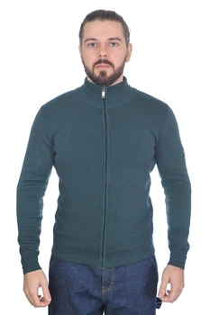 Кофта LE GUTTI 25-870-49 XL тёмно-зелёная