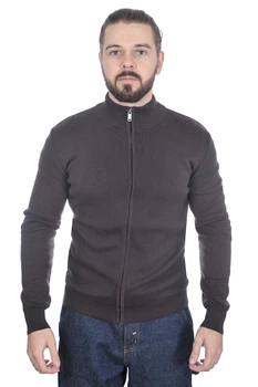 Кофта LE GUTTI 25-873-52 3XL тёмно-коричневая
