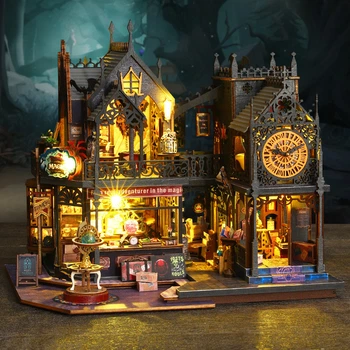 3D Румбокс конструктор миниатюрный дом DIY Holo Magic City Roombox (ES012)
