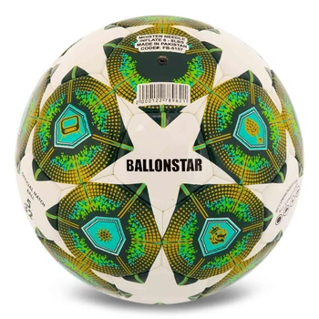 Футбольный мяч PREMIER BALLONSTAR No5 PU FB-5157 Зеленый