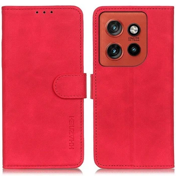 Чохол-книжка KHAZNEH Retro Wallet для Motorola Edge 50 Neo / 60 Neo - Red